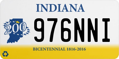 IN license plate 976NNI