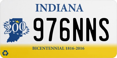 IN license plate 976NNS