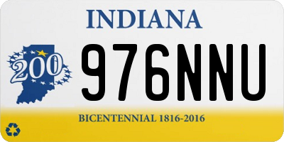 IN license plate 976NNU