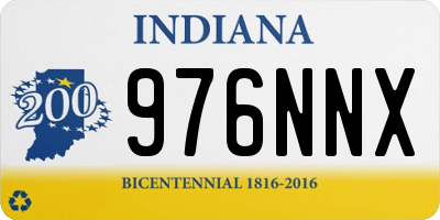 IN license plate 976NNX