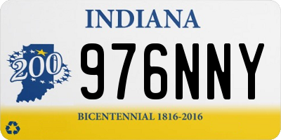IN license plate 976NNY