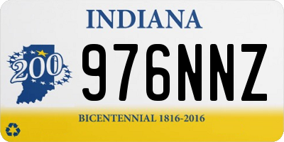 IN license plate 976NNZ
