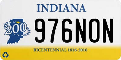 IN license plate 976NON