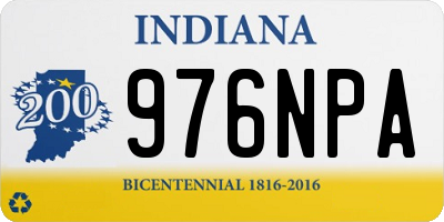IN license plate 976NPA