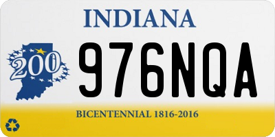 IN license plate 976NQA