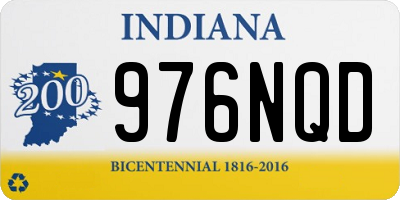 IN license plate 976NQD