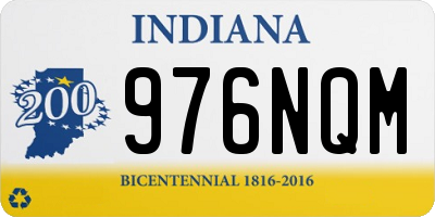 IN license plate 976NQM