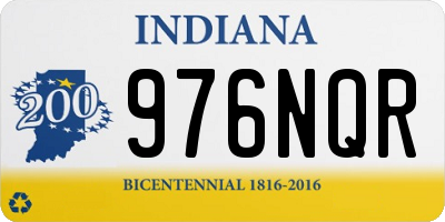 IN license plate 976NQR