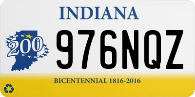 IN license plate 976NQZ