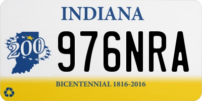 IN license plate 976NRA