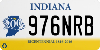 IN license plate 976NRB
