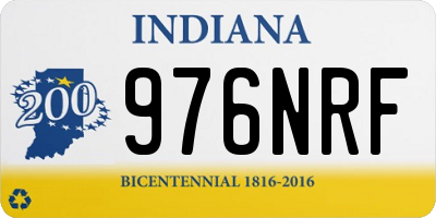IN license plate 976NRF
