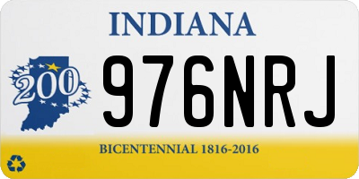 IN license plate 976NRJ