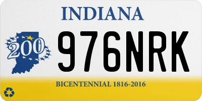 IN license plate 976NRK