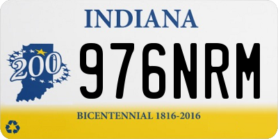 IN license plate 976NRM