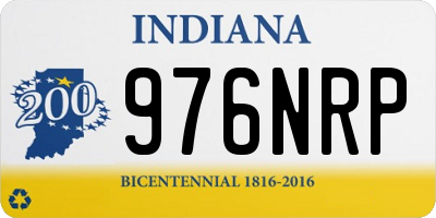 IN license plate 976NRP