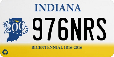 IN license plate 976NRS