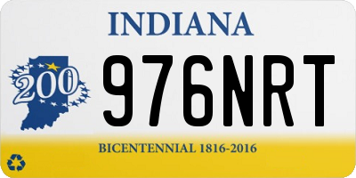 IN license plate 976NRT