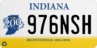 IN license plate 976NSH