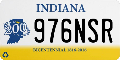 IN license plate 976NSR
