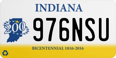 IN license plate 976NSU