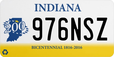 IN license plate 976NSZ