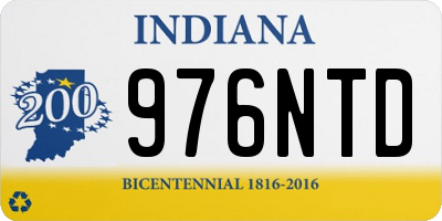 IN license plate 976NTD