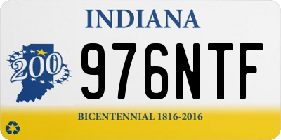 IN license plate 976NTF