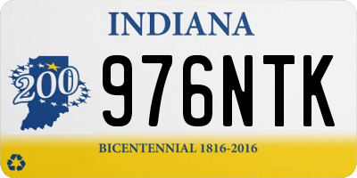 IN license plate 976NTK