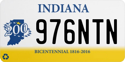 IN license plate 976NTN