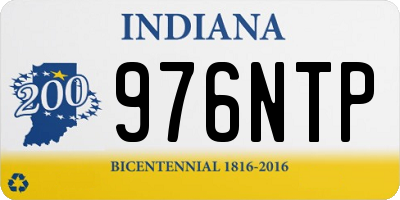 IN license plate 976NTP