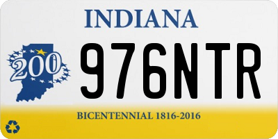 IN license plate 976NTR