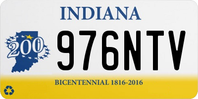 IN license plate 976NTV