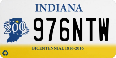 IN license plate 976NTW