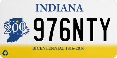 IN license plate 976NTY