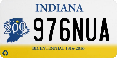IN license plate 976NUA