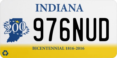 IN license plate 976NUD
