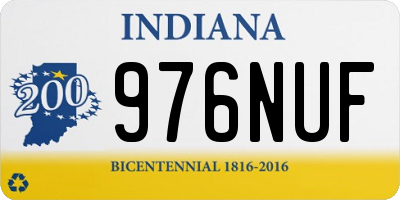 IN license plate 976NUF
