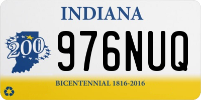 IN license plate 976NUQ