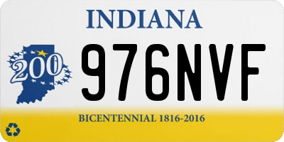 IN license plate 976NVF