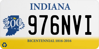 IN license plate 976NVI