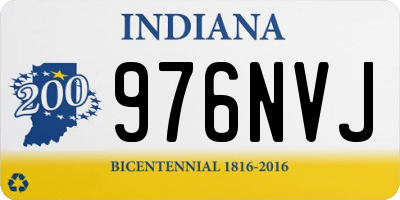 IN license plate 976NVJ
