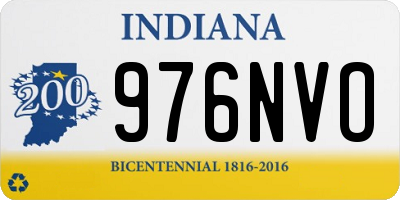 IN license plate 976NVO