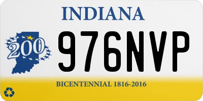 IN license plate 976NVP