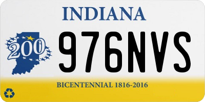IN license plate 976NVS