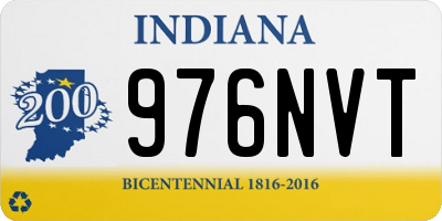 IN license plate 976NVT