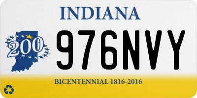 IN license plate 976NVY