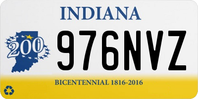 IN license plate 976NVZ