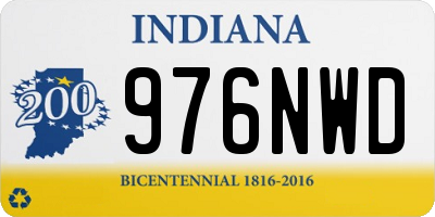 IN license plate 976NWD