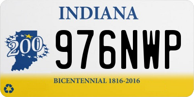 IN license plate 976NWP